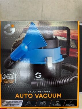 SmartGear Blue 12V Wet & Dry Auto Vacuum
